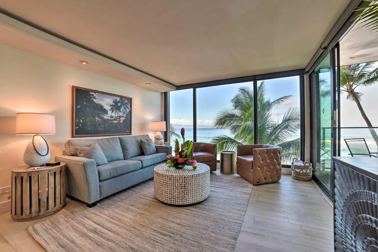 Apartment Oceanfront Kaanapali Resort Oasis With Pool! Kahana