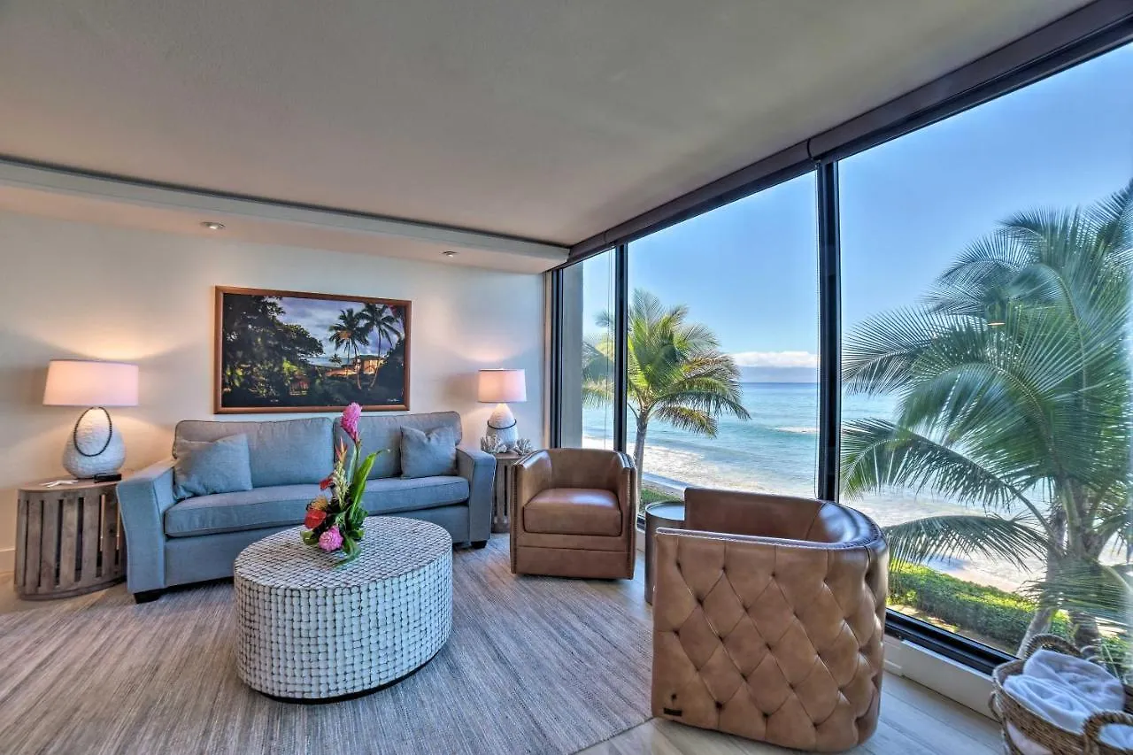 Apartment Oceanfront Kaanapali Resort Oasis With Pool! Kahana